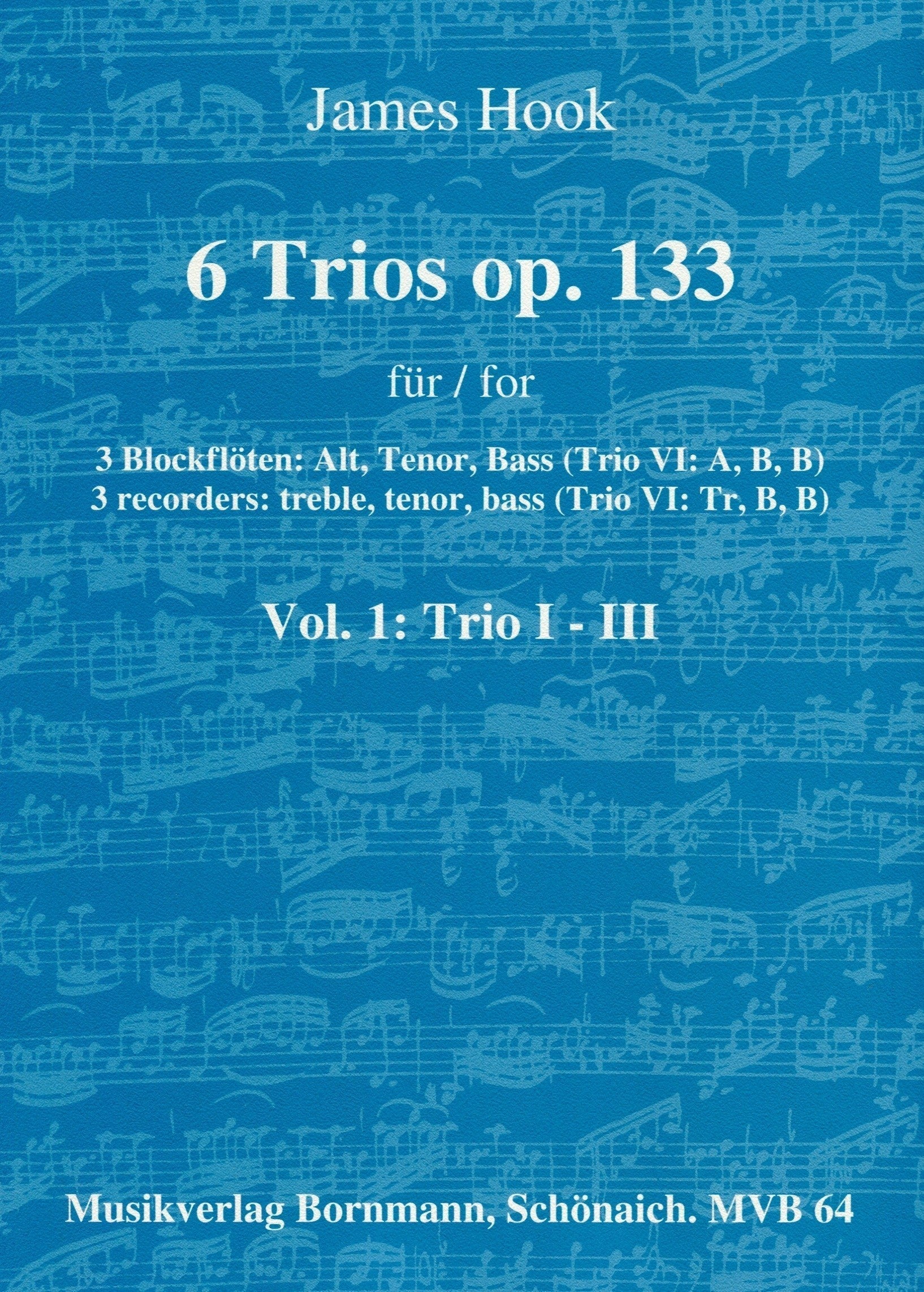 6 Trios Op 133 Vol 1