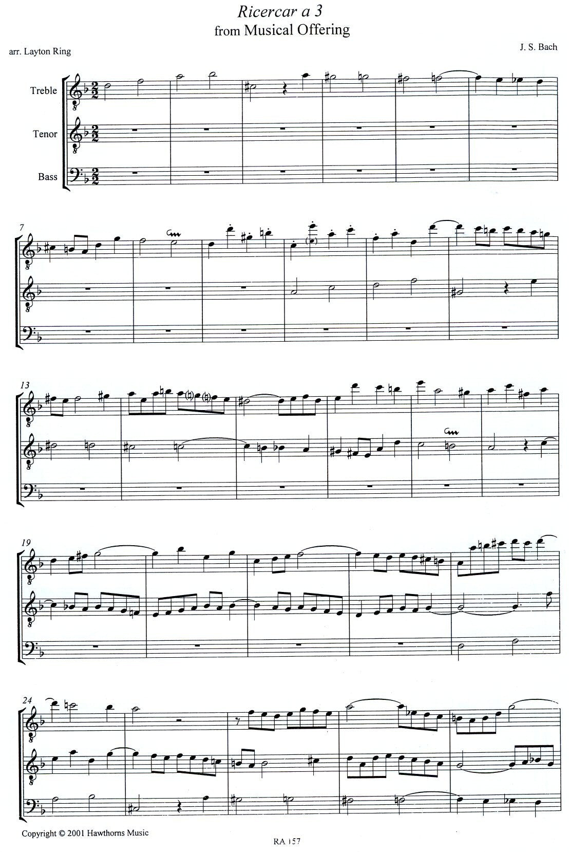 Ricercare (The Musical Offering)