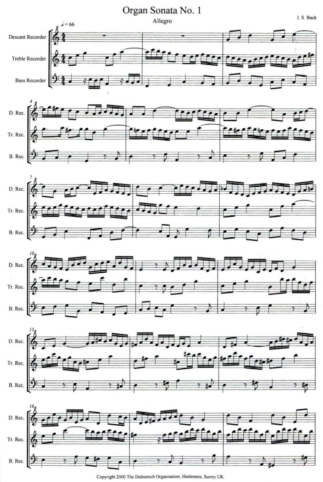 Organ Sonata No1