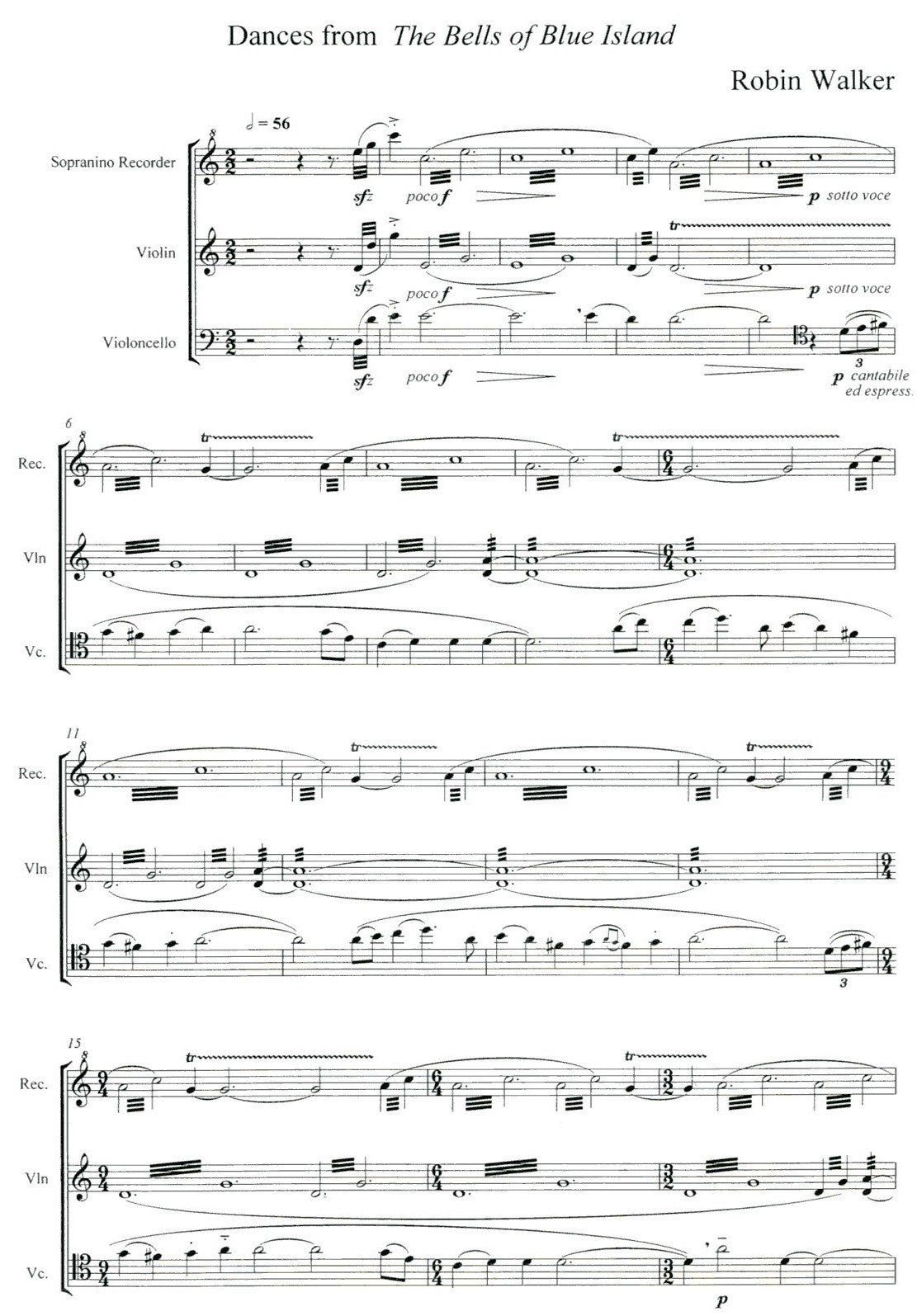 Dances from The Bells of Blue Island