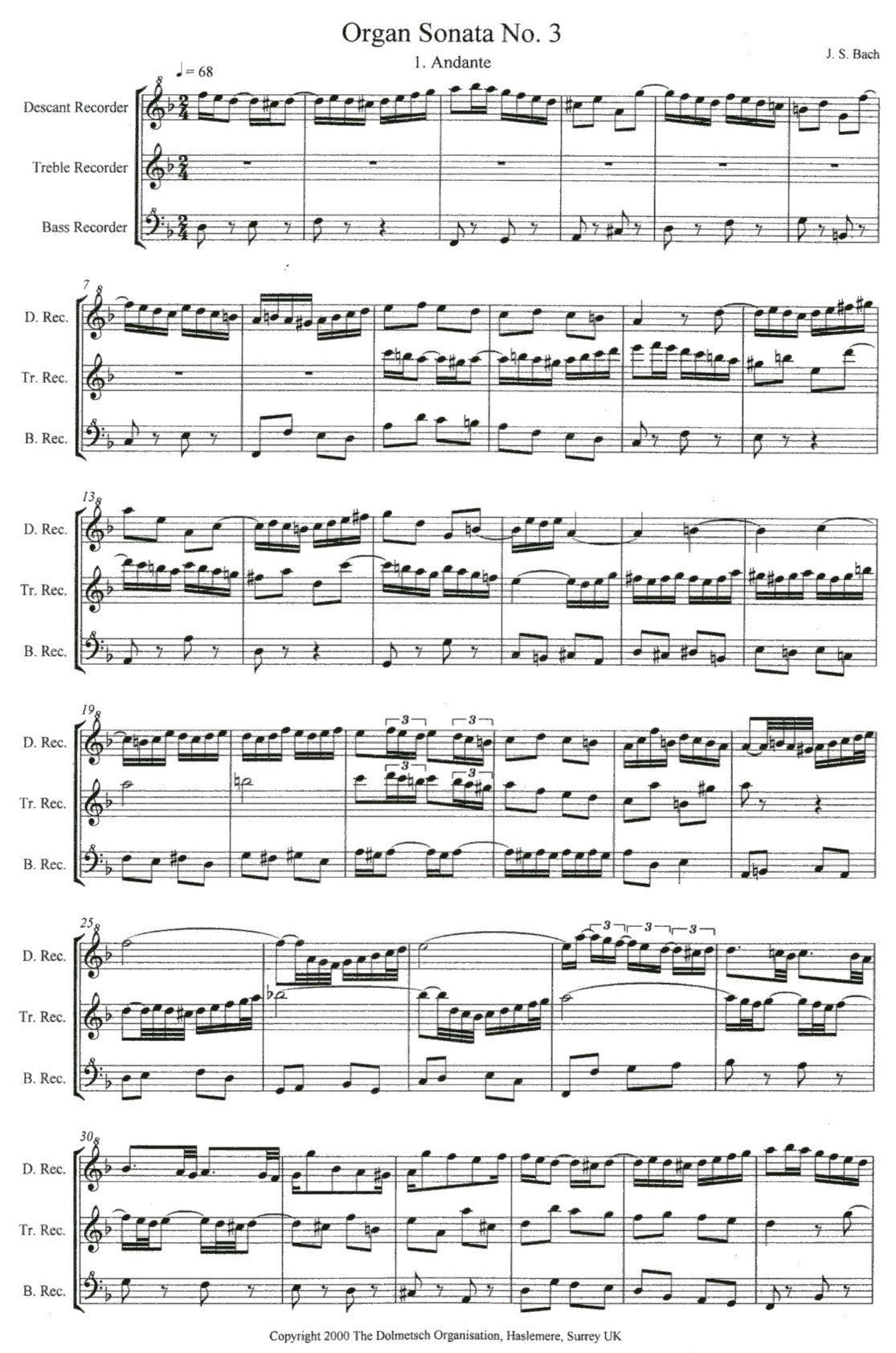 Organ Sonata No3