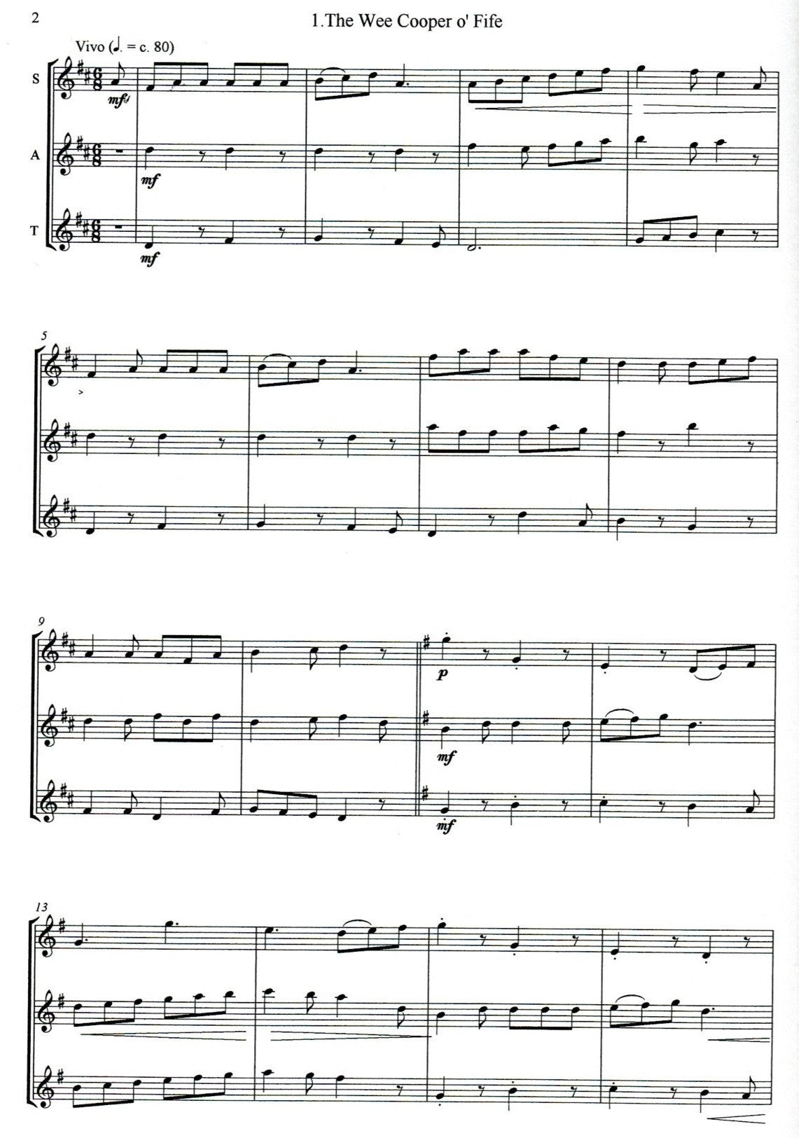 Five Scottish songs and dances