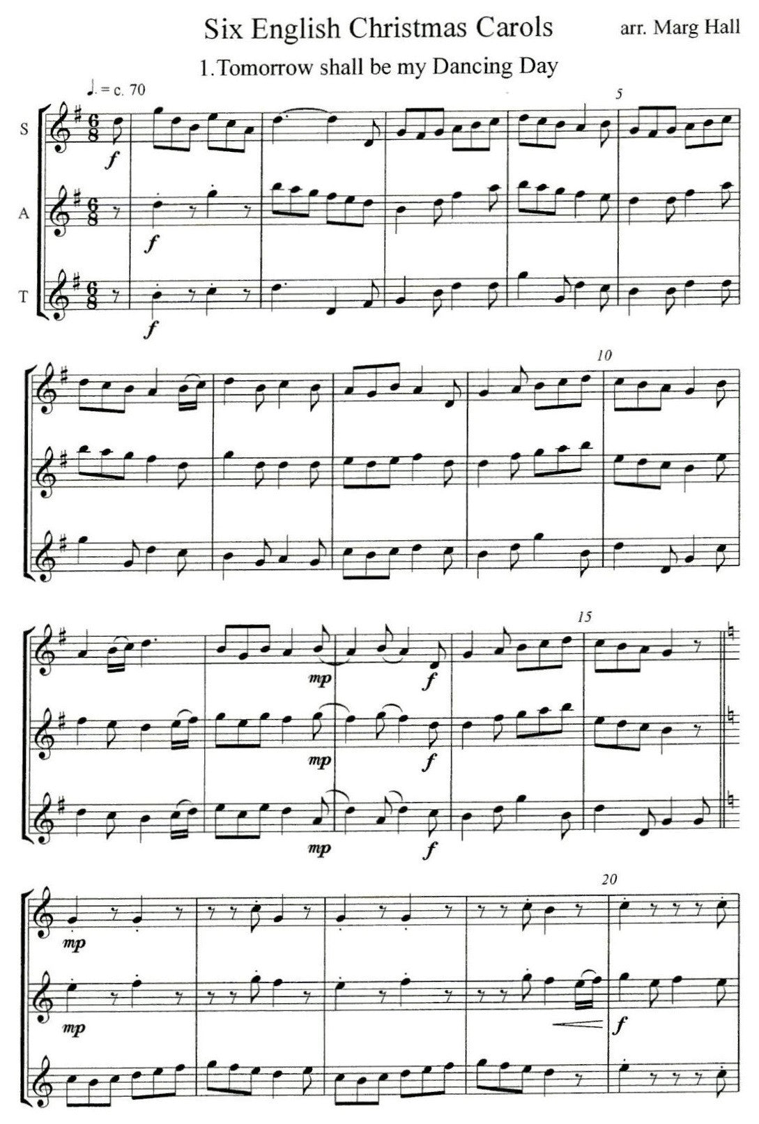 Six English Christmas Carols