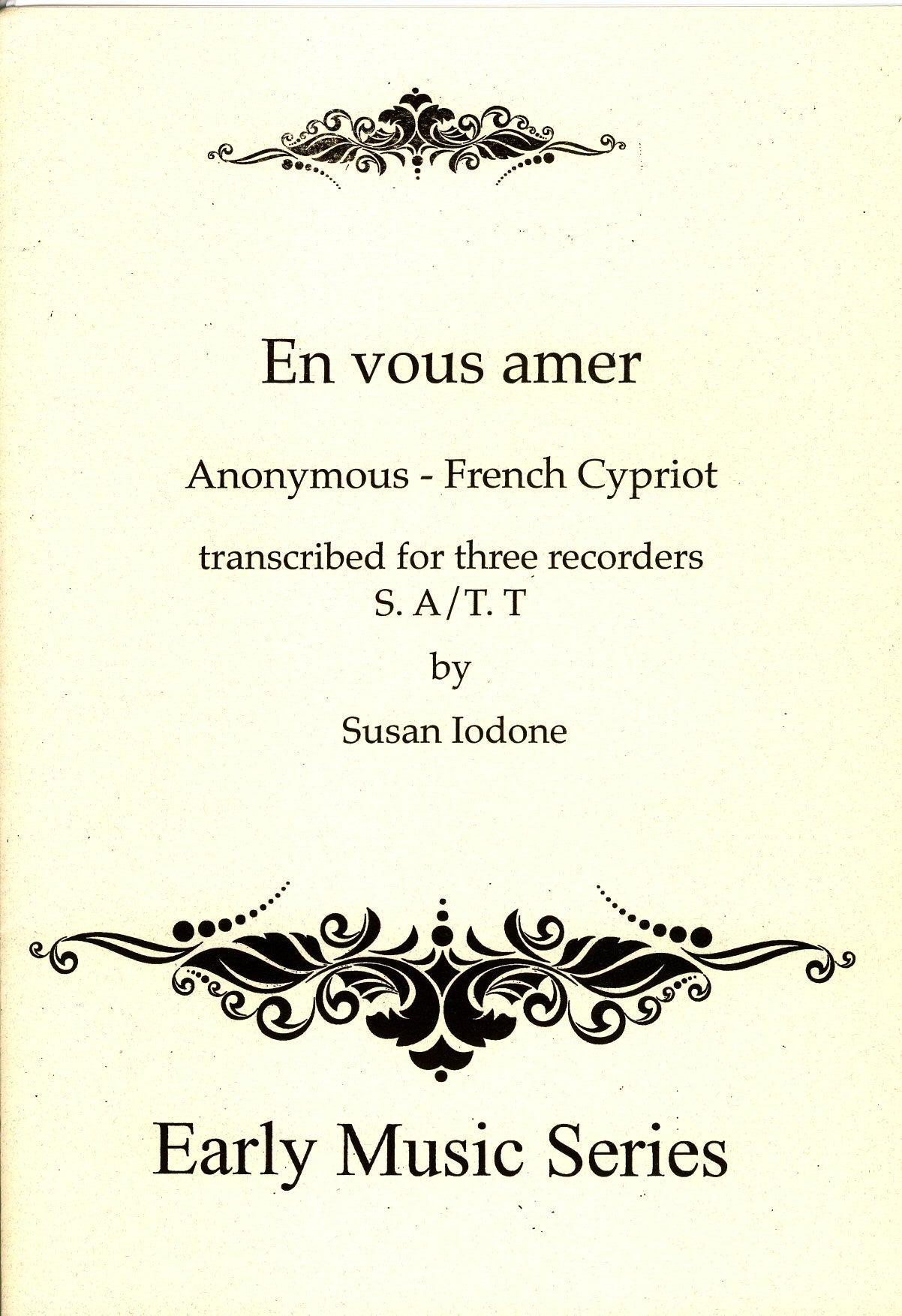En vous amer, French Cypriot