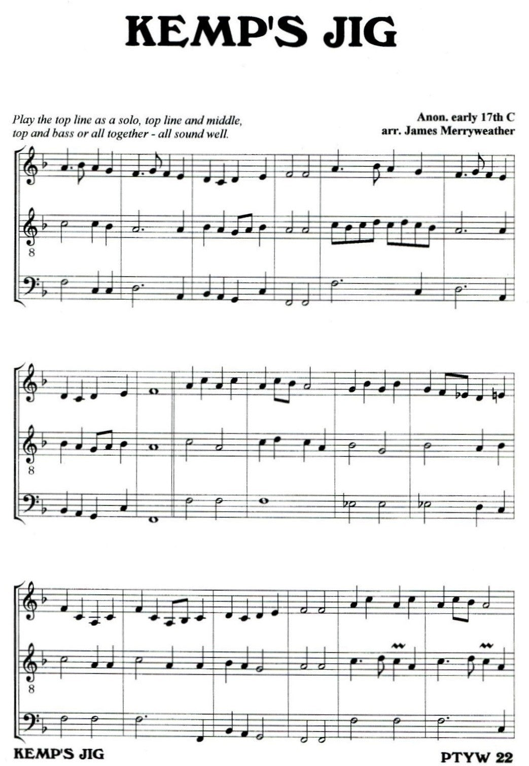 Kemp's Jig