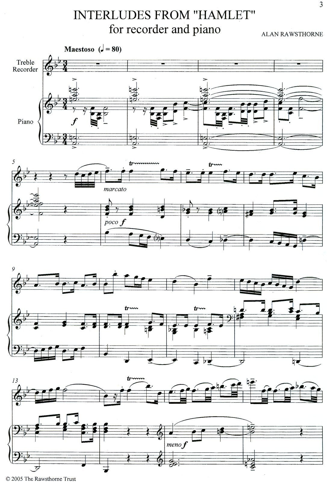 Interludes from "Hamlet"