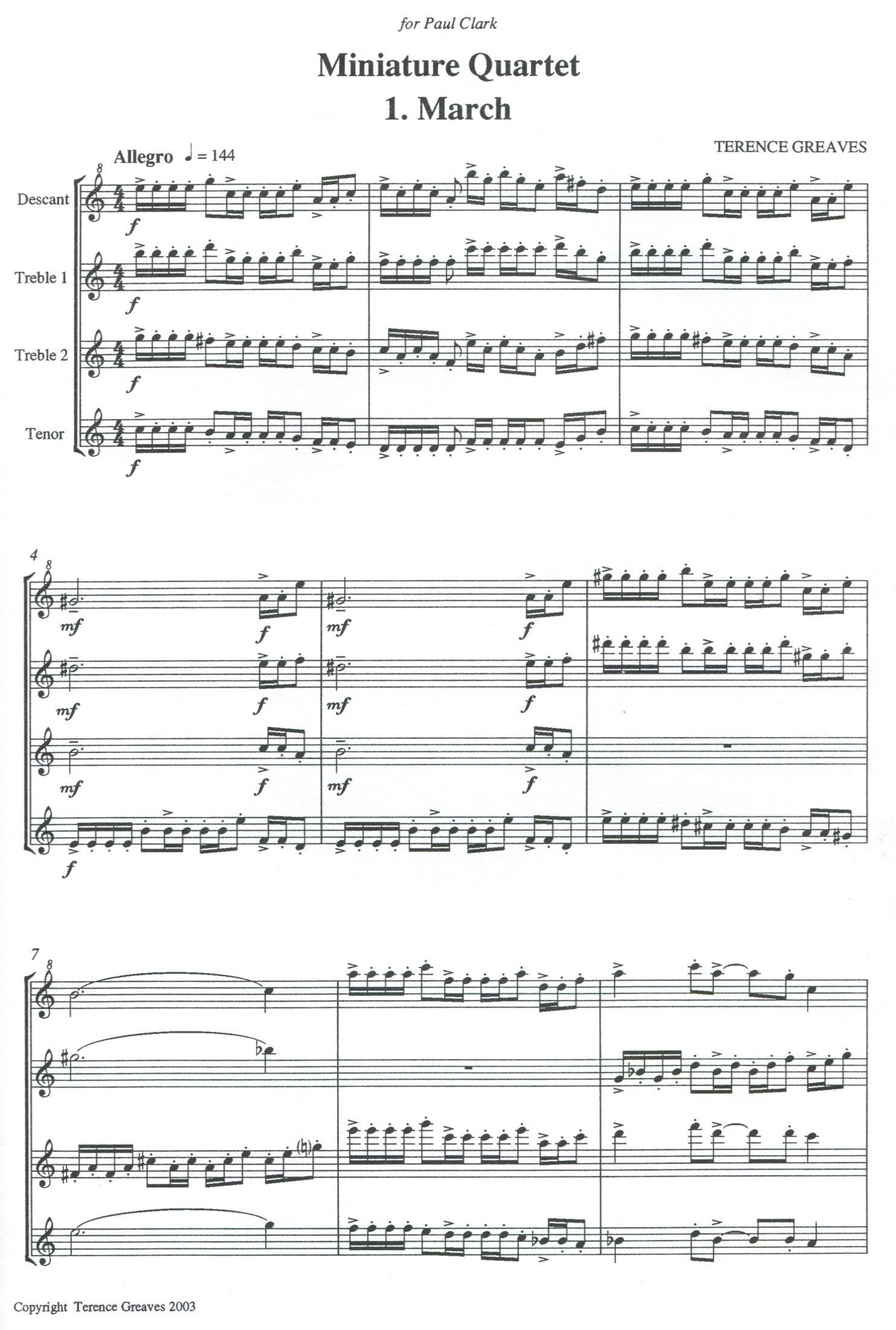 Miniature Quartet