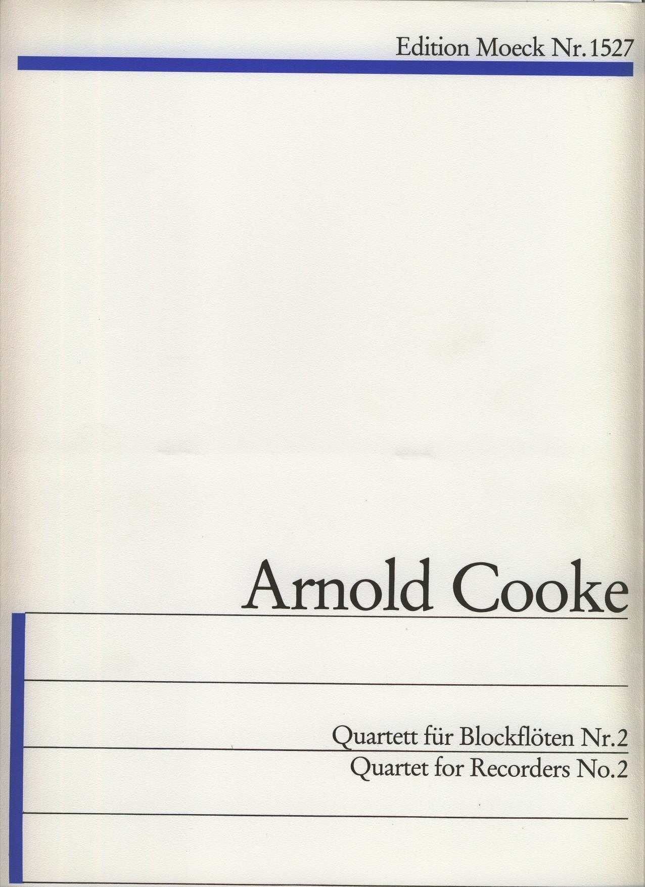 Quartet for Recorders No 2