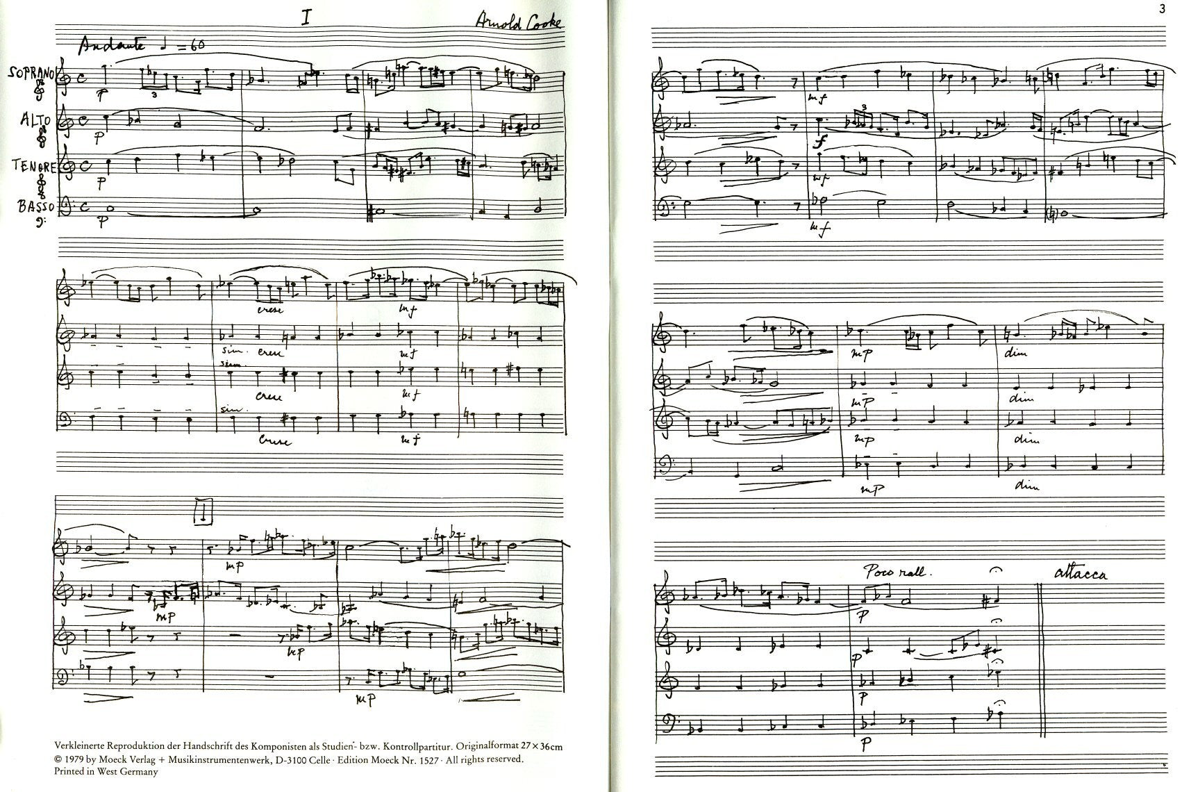 Quartet for Recorders No 2