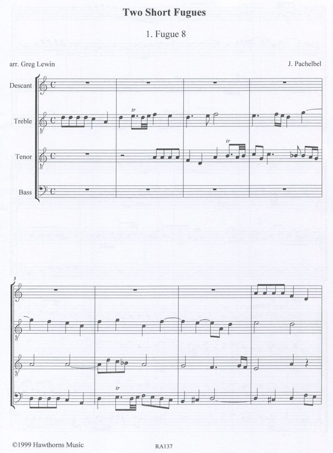 Two Short Fugues