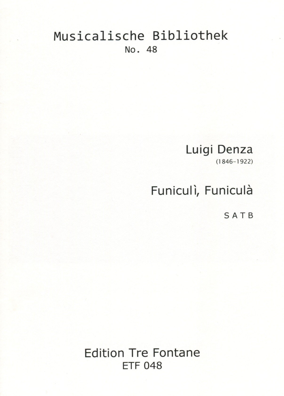 Funiculi, Funicula