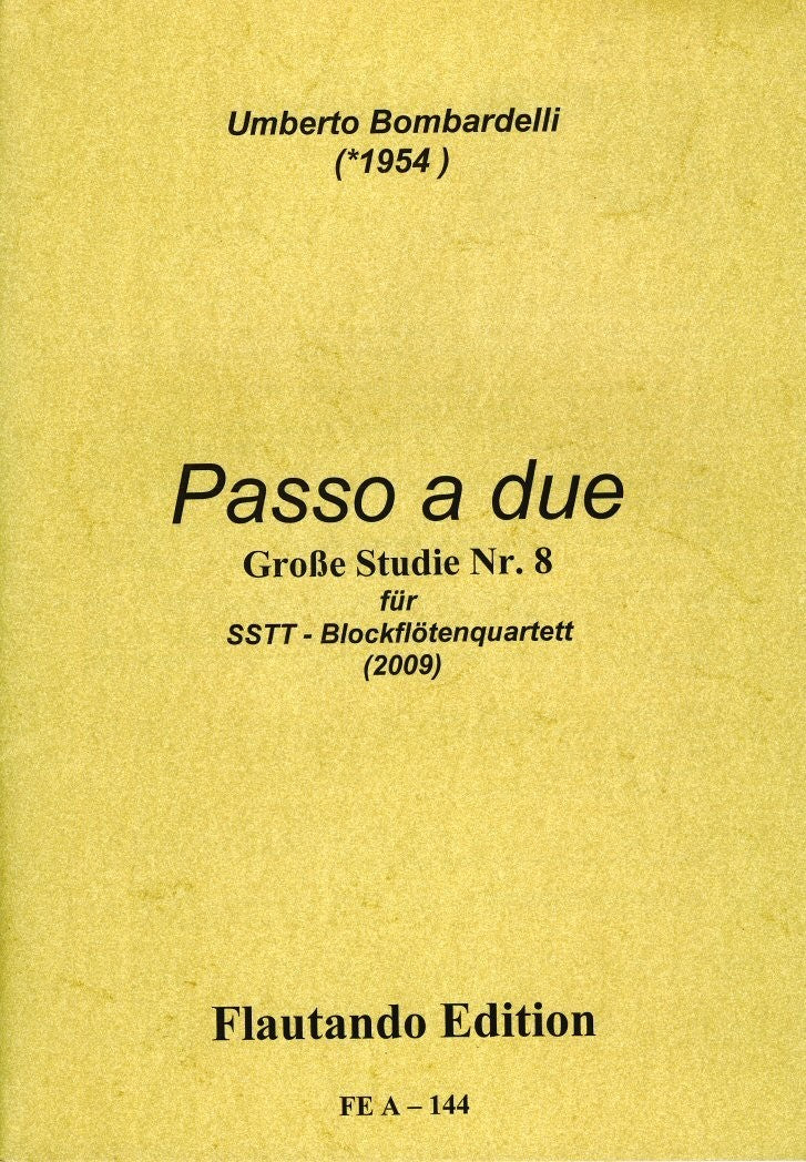 Pass a due,   Grosse Studie No 8