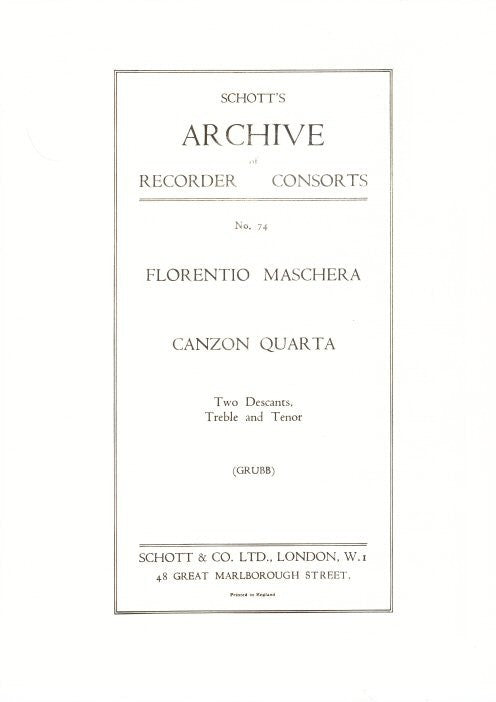 Canzon Quarta
