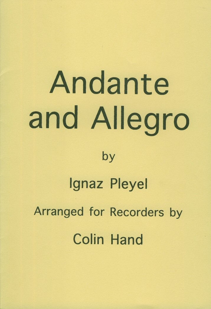 Andante and Allegro