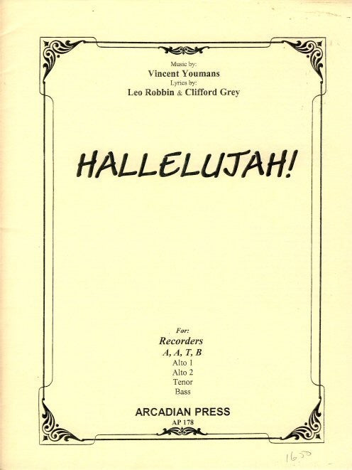 Hallelujah!
