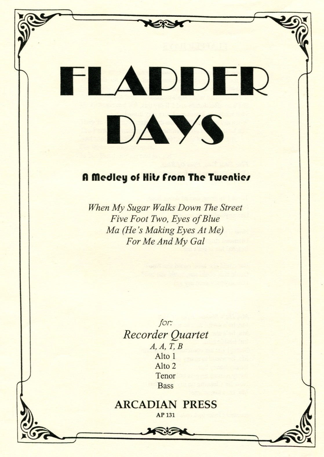 Flapper Days: A Medley of Hits from the Twenties