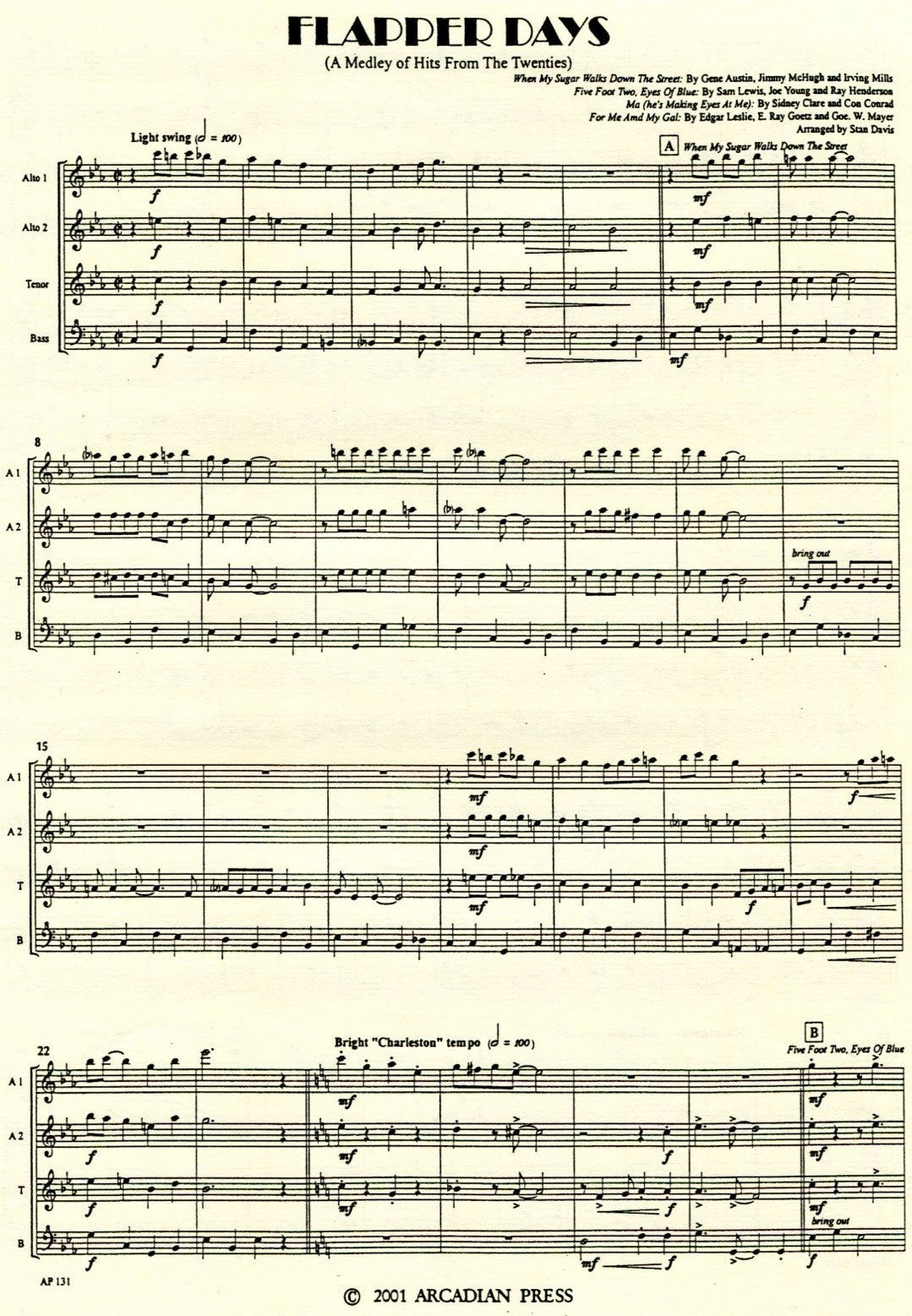 Flapper Days: A Medley of Hits from the Twenties