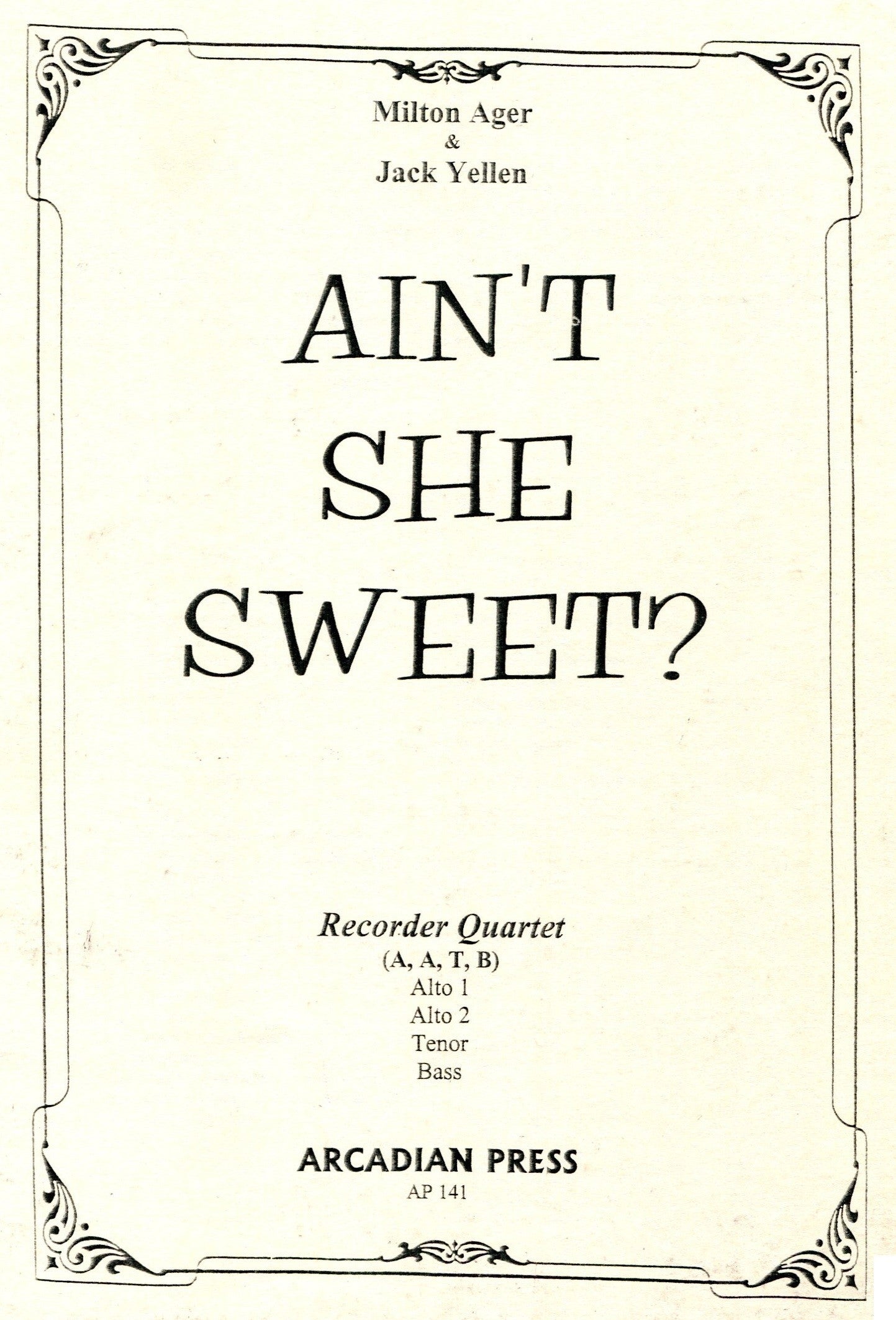 Ain't she sweet?