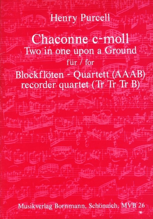 Chaconne C minor Two in One upon a ground