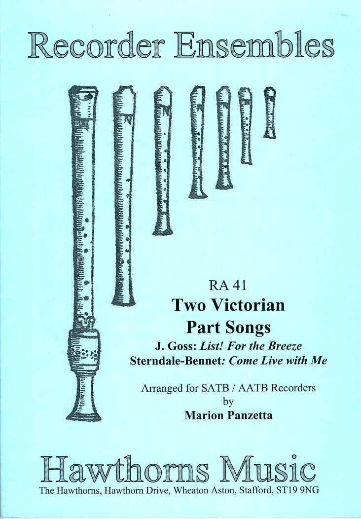 Two Victorian Part Songs