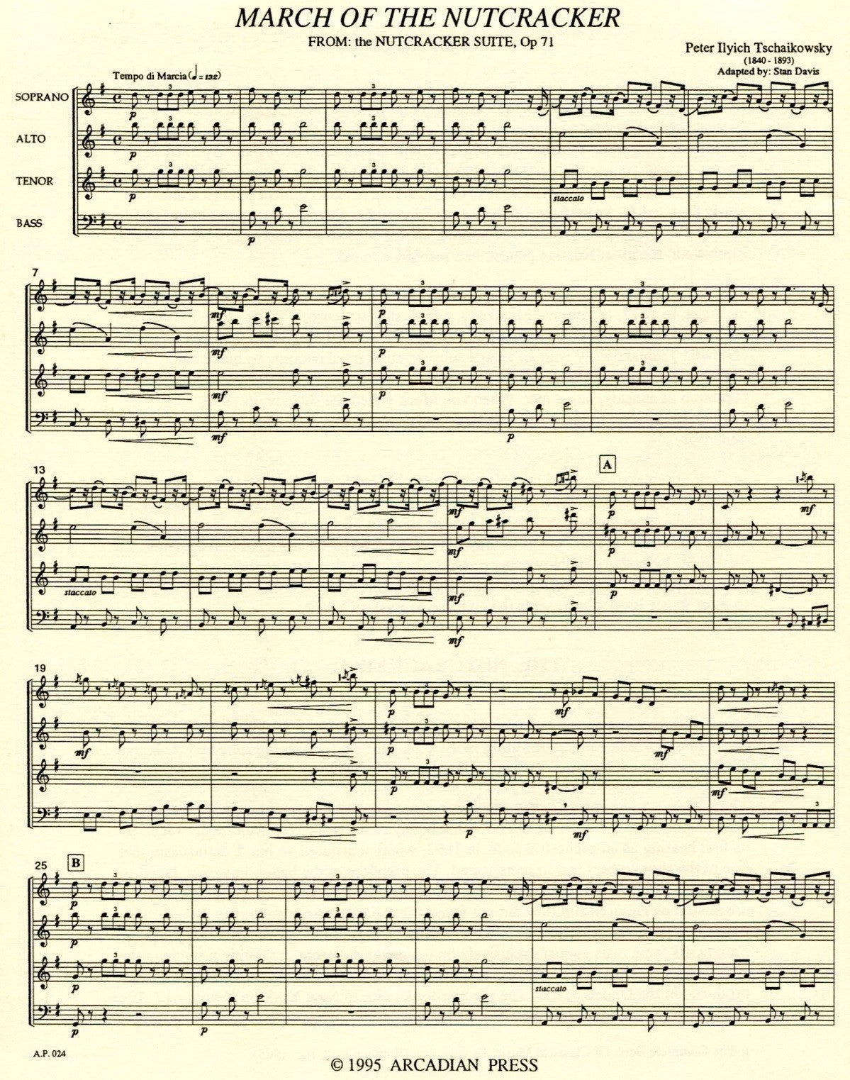 March of the Nutcracker from Nutcracker Suite op 71
