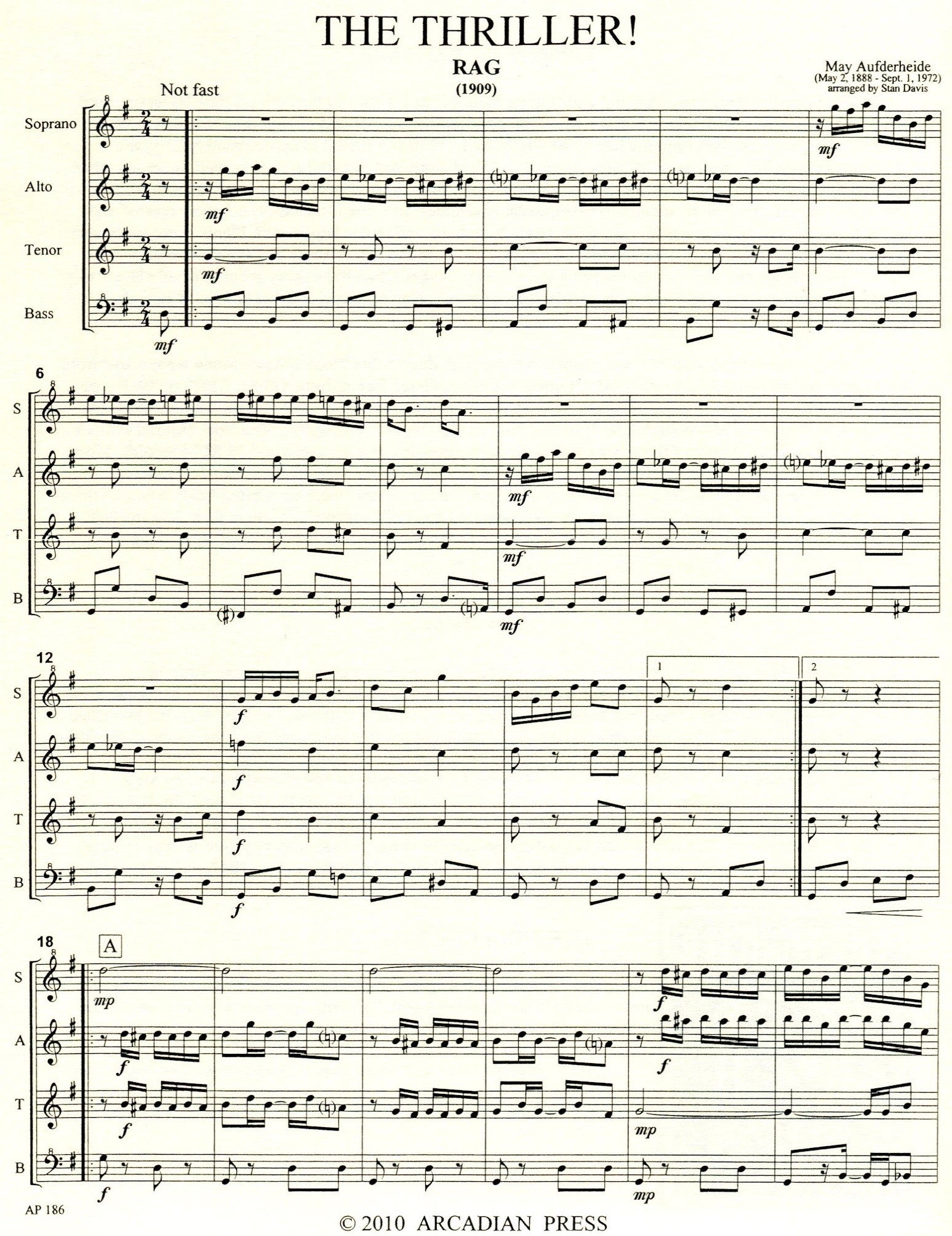 The Thriller Rag