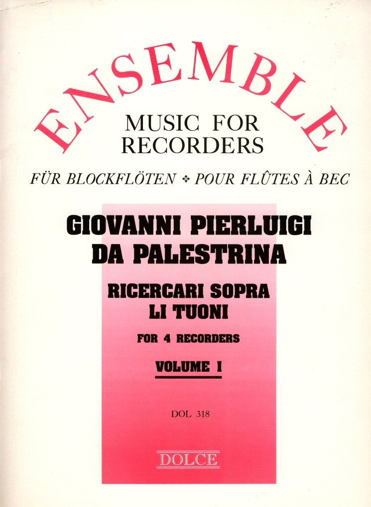 Ricercari Sopra Li Tuoni Volume II