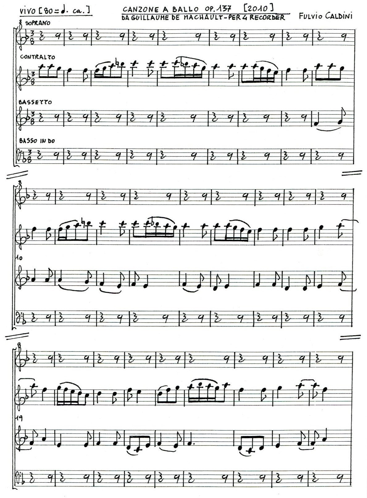 Canzone a ballo Op 137
