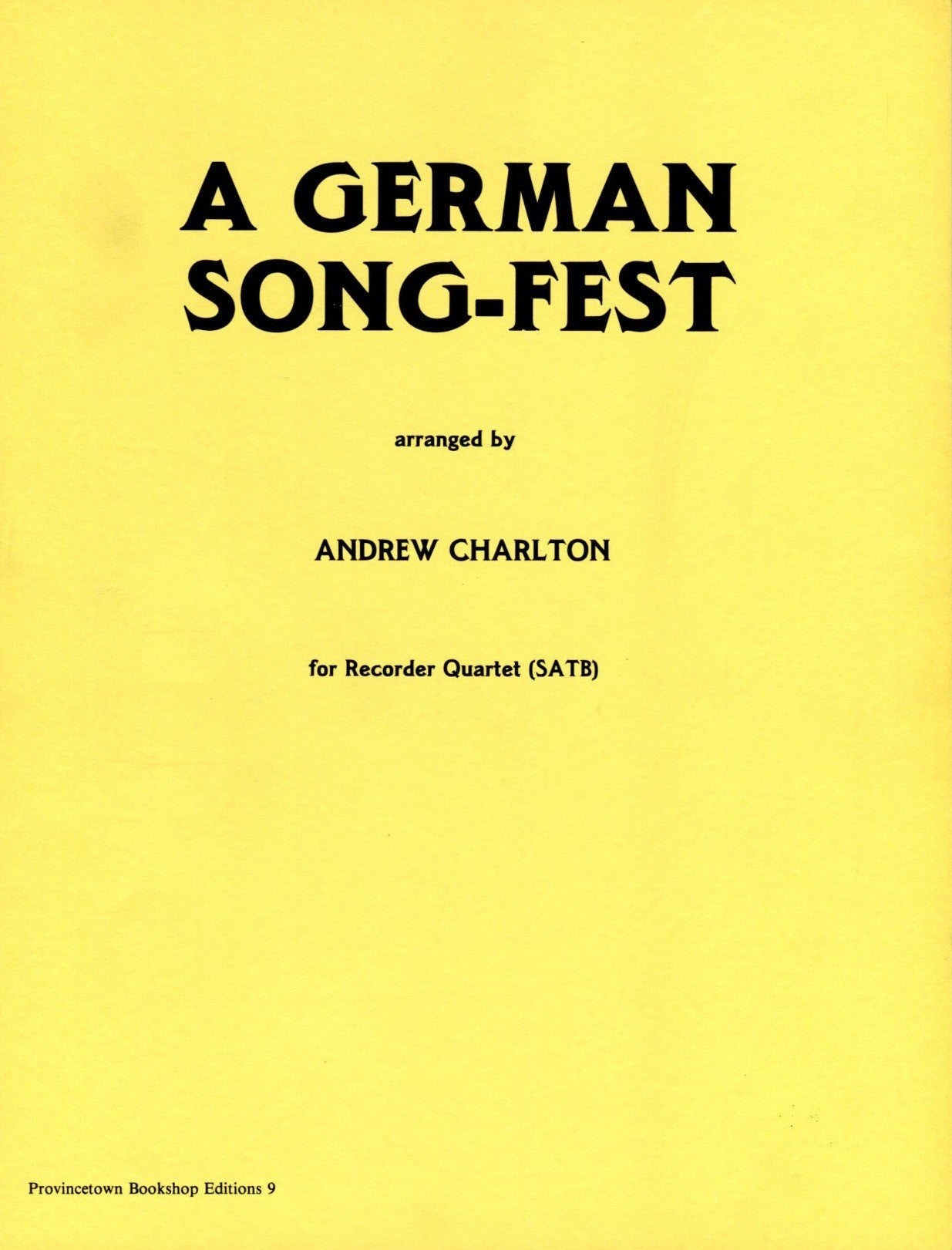 A German Song-Fest
