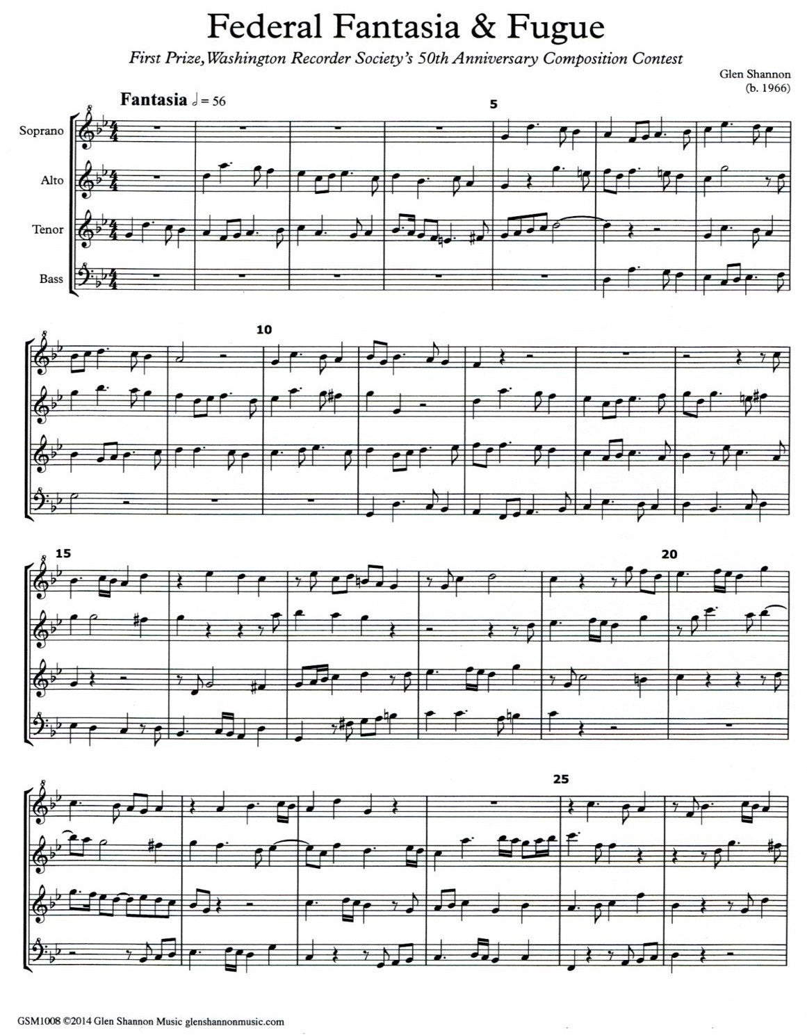 Federal Fantasia & Fugue