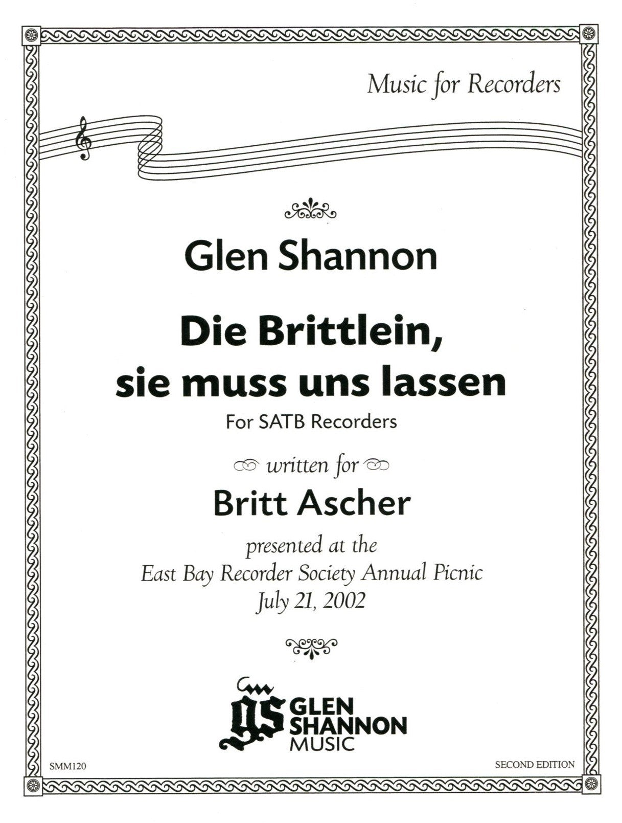 Die Brittlein, sie muss uns lassen