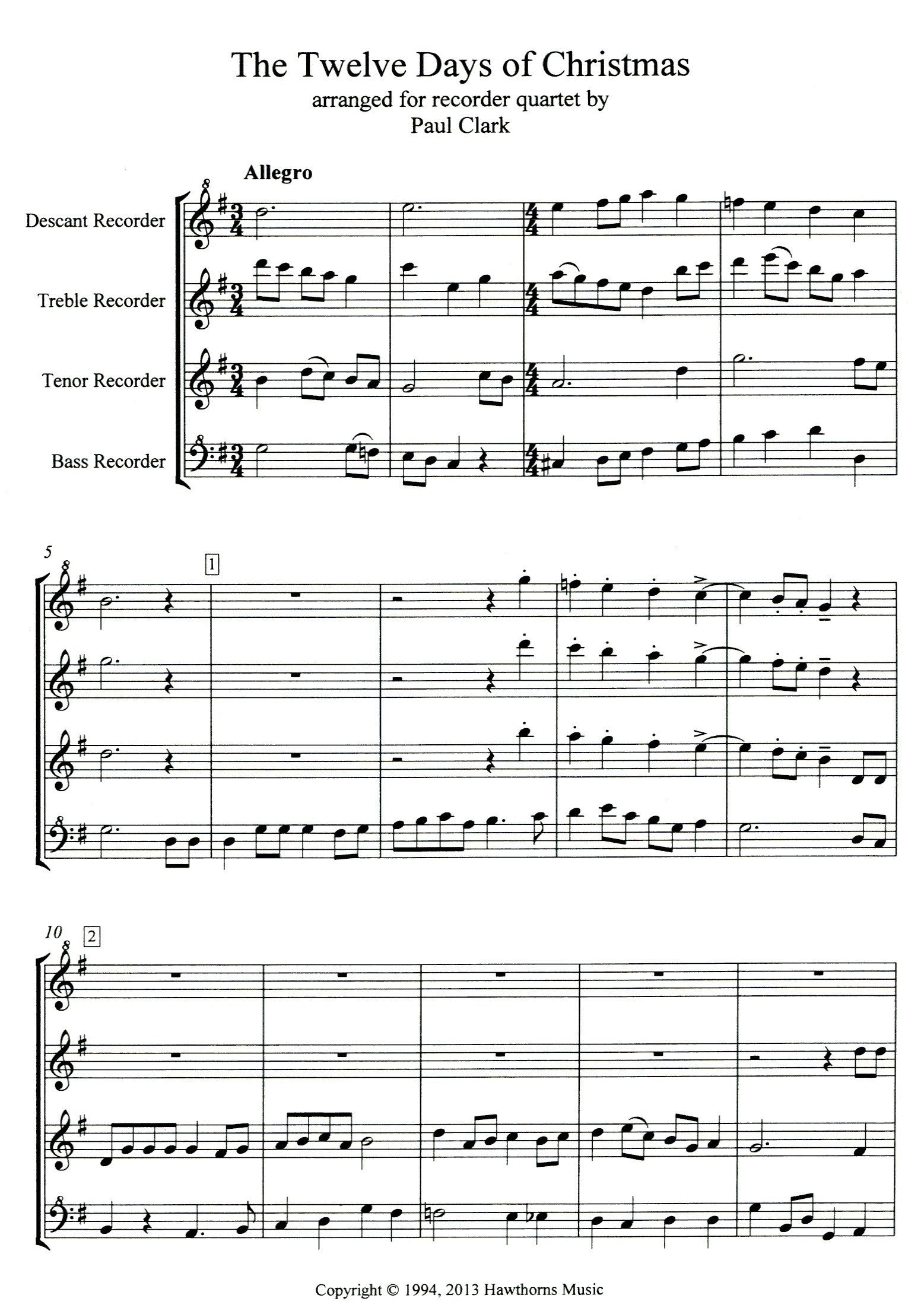 The Twelve Days of Christmas