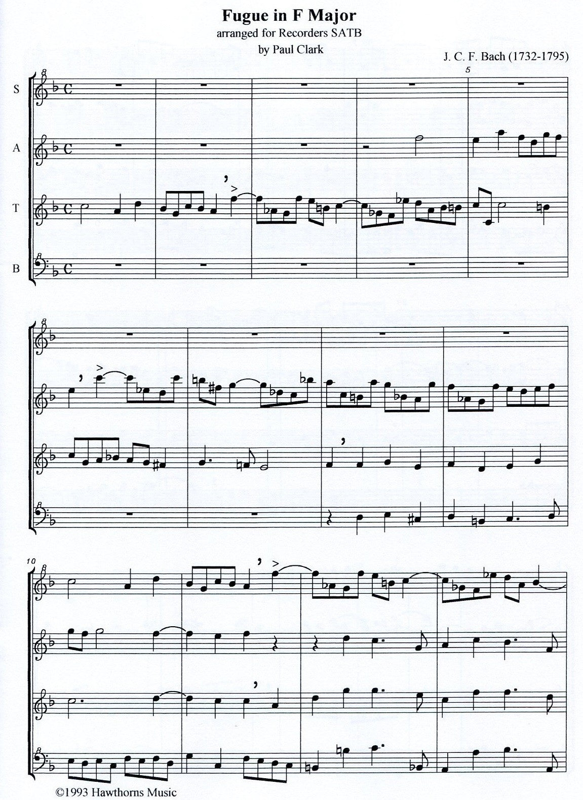 Fugue in F Major