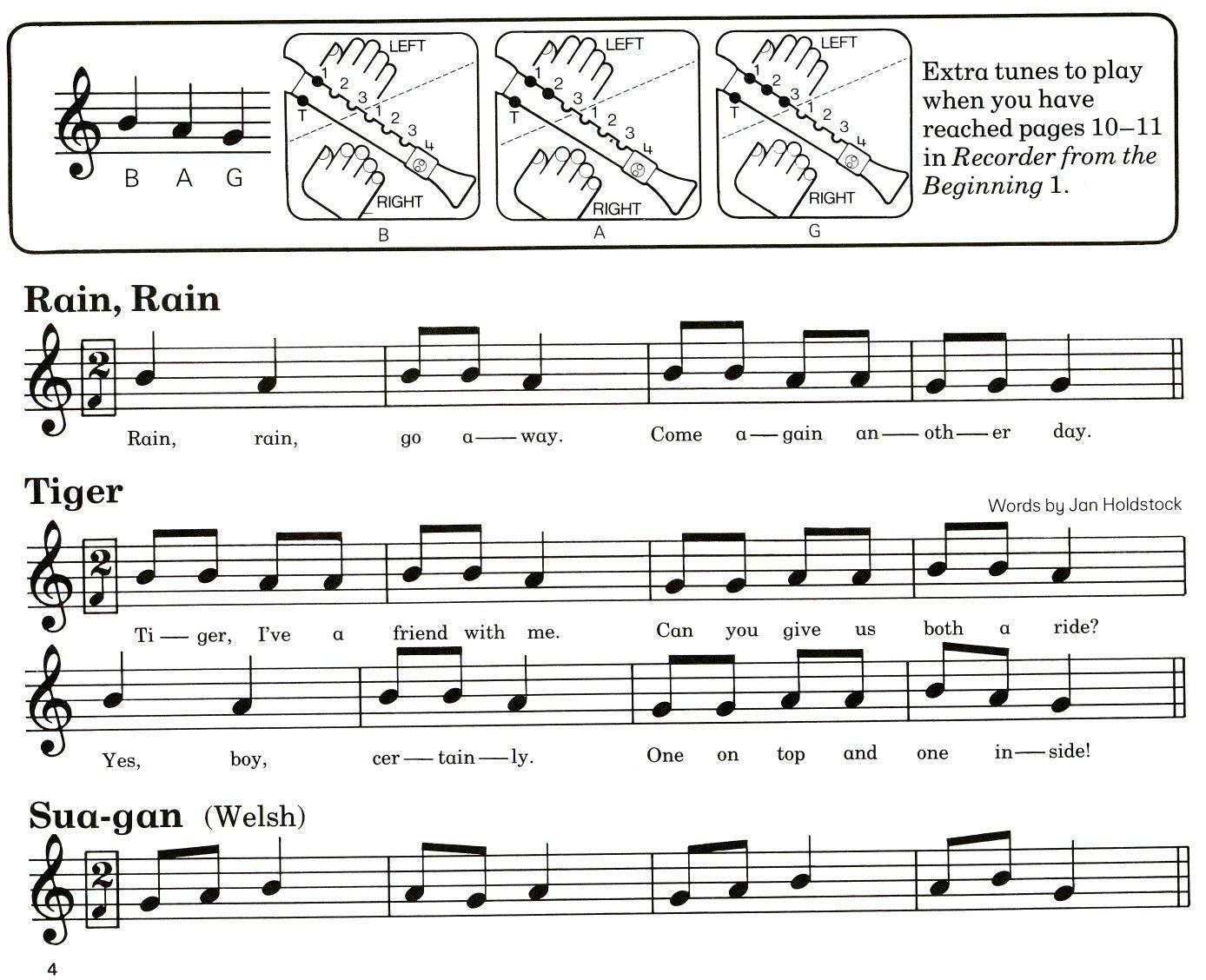 Recorder from the Beginning Tune Book 1