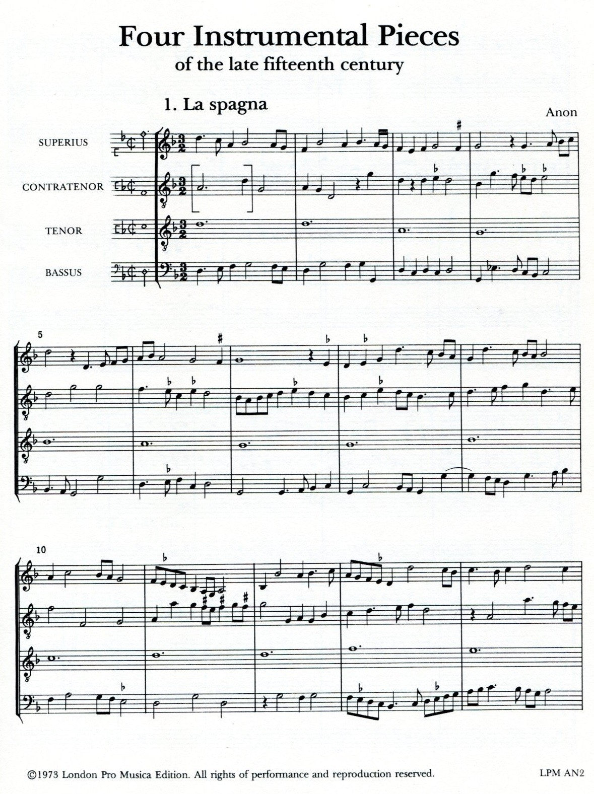 Four Instrumental Pieces