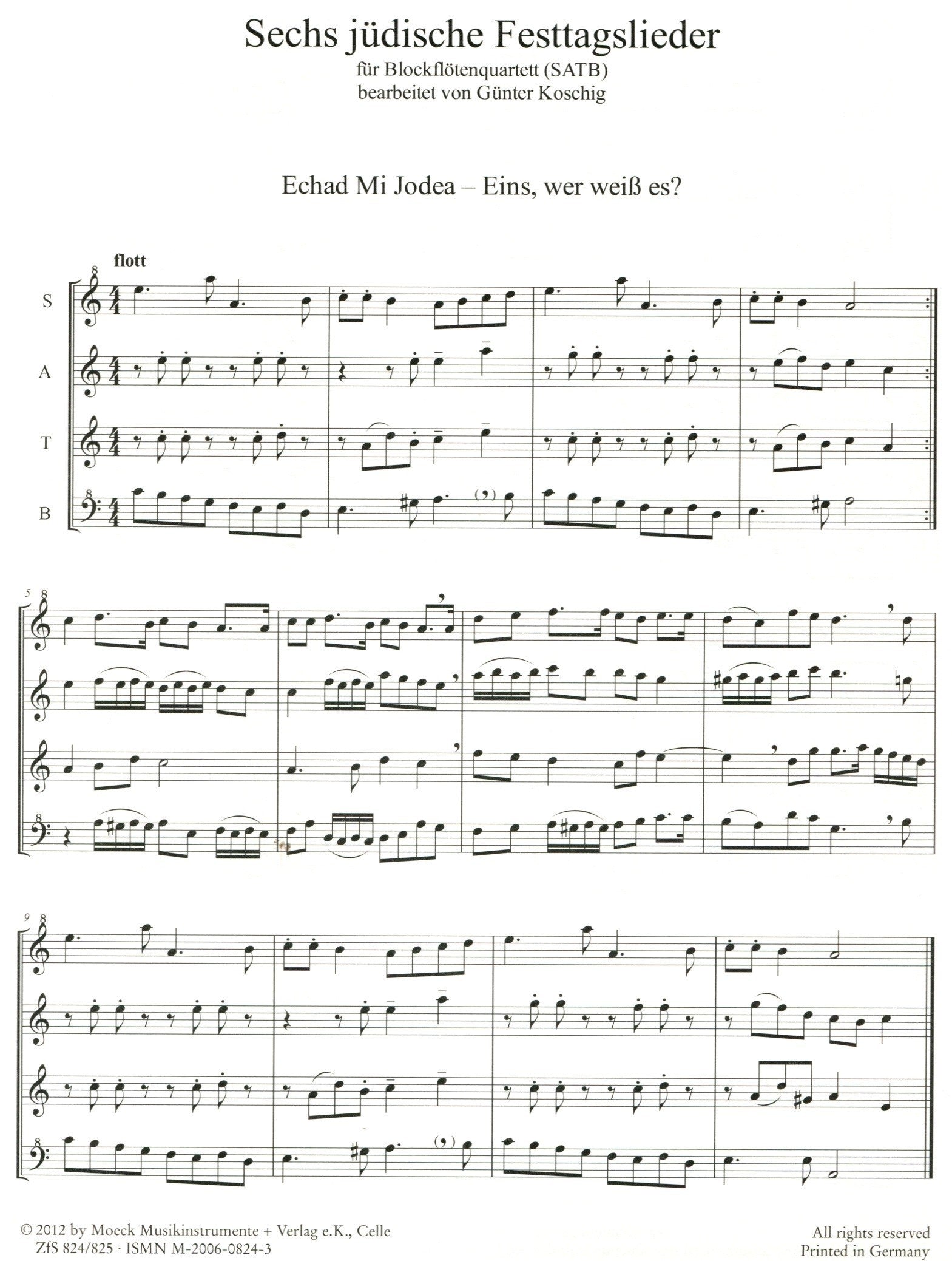 Six Jewish Holiday Songs