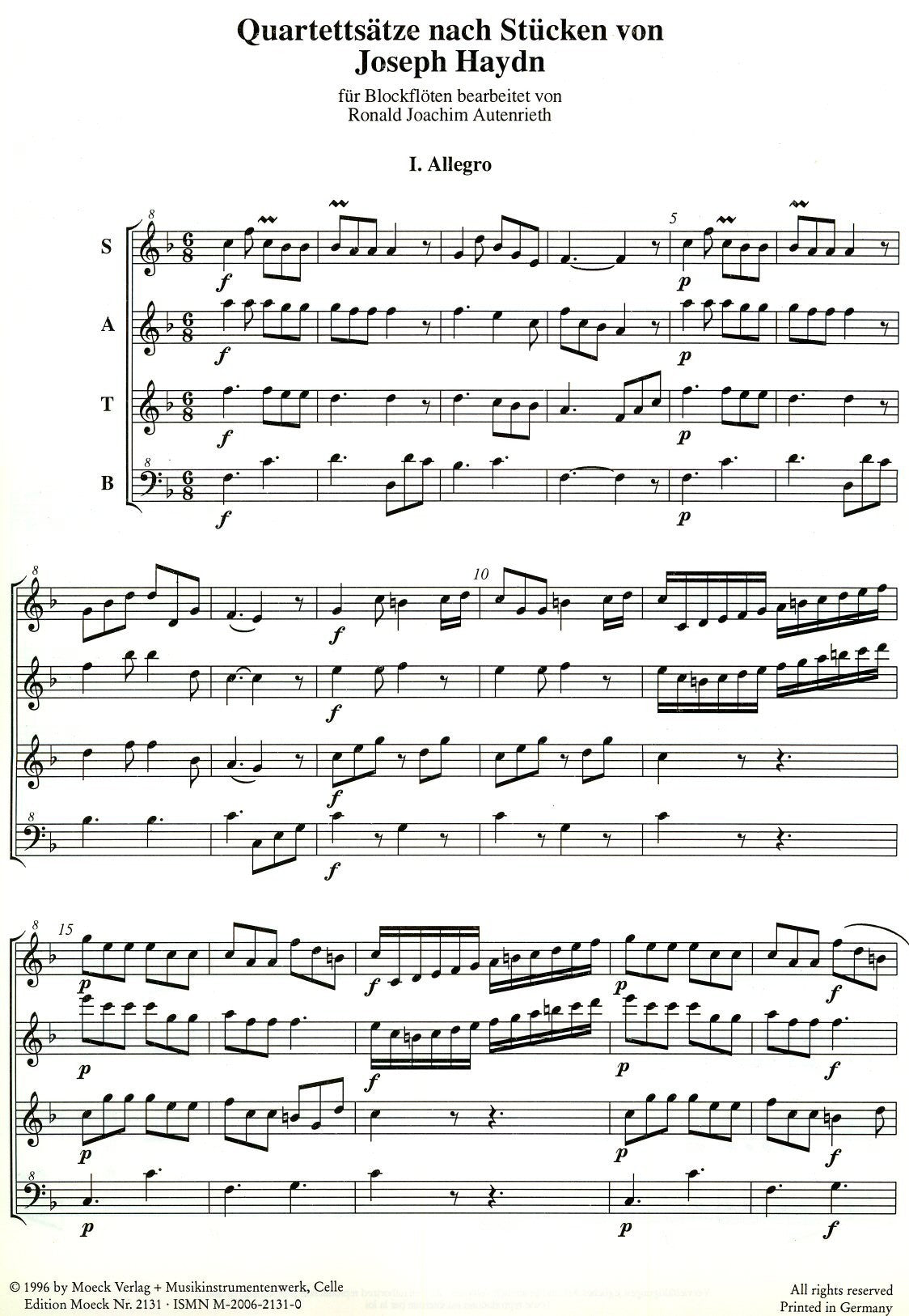 Quartet Movements
