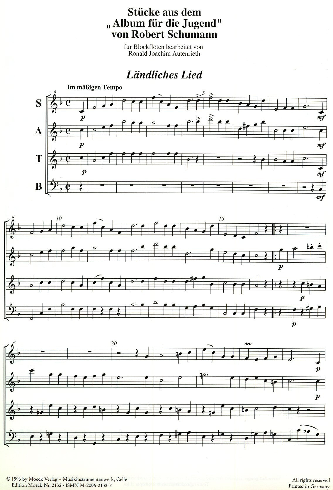 Movements from "Album for the Young"