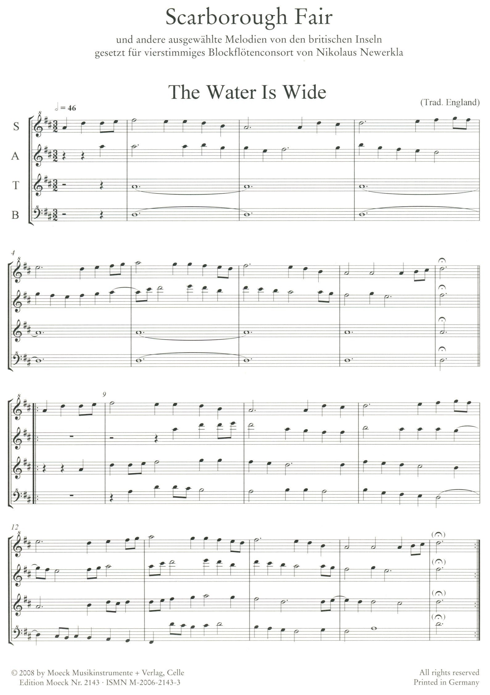 Scarborough Fair and other selected melodies from the British Isles