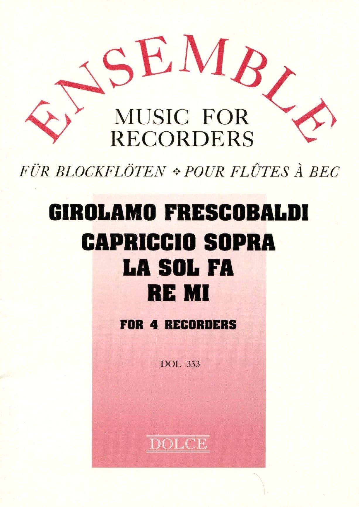 Capriccio sopra La Sol Fa Re Mi
