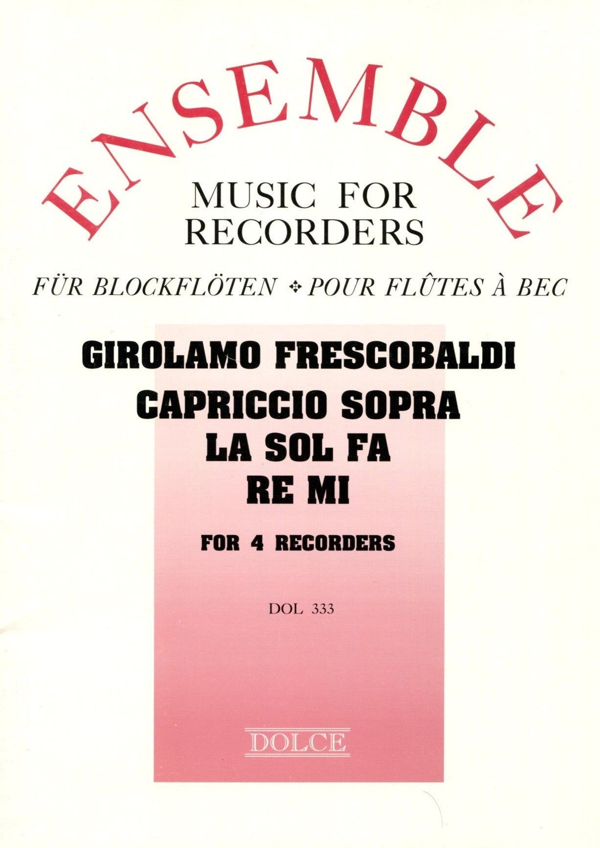 Capriccio sopra La Sol Fa Re Mi