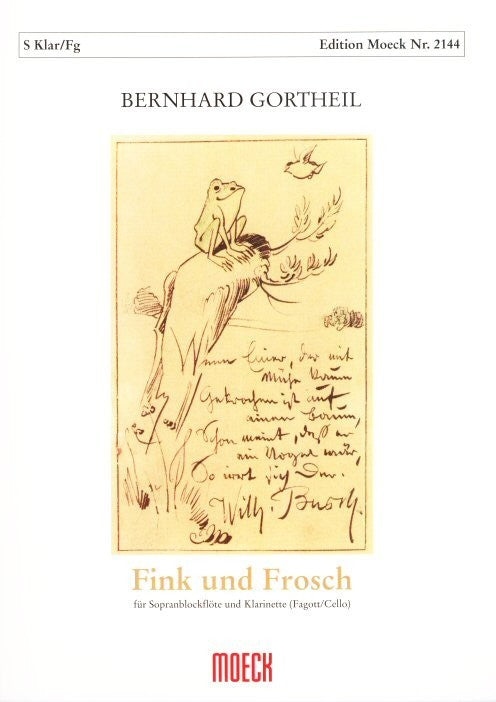 Finch and Frog [Fink und Frosch]
