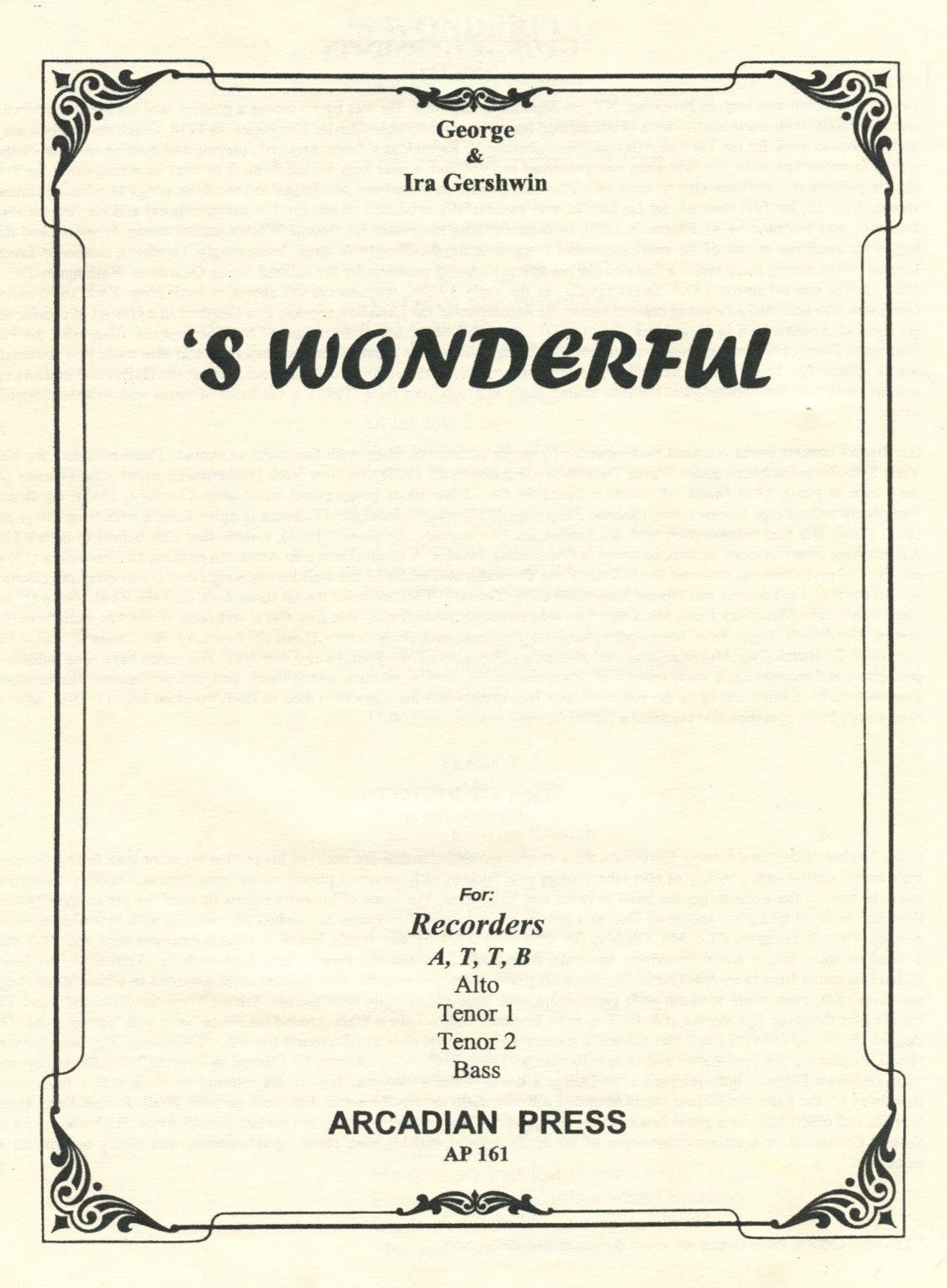 's Wonderful