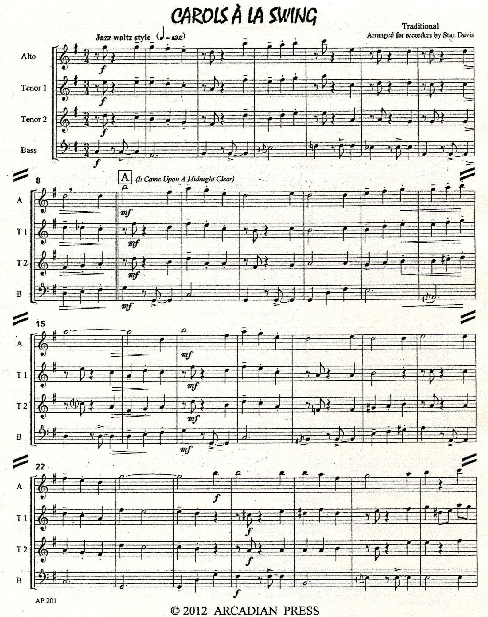 Carols A La Swing