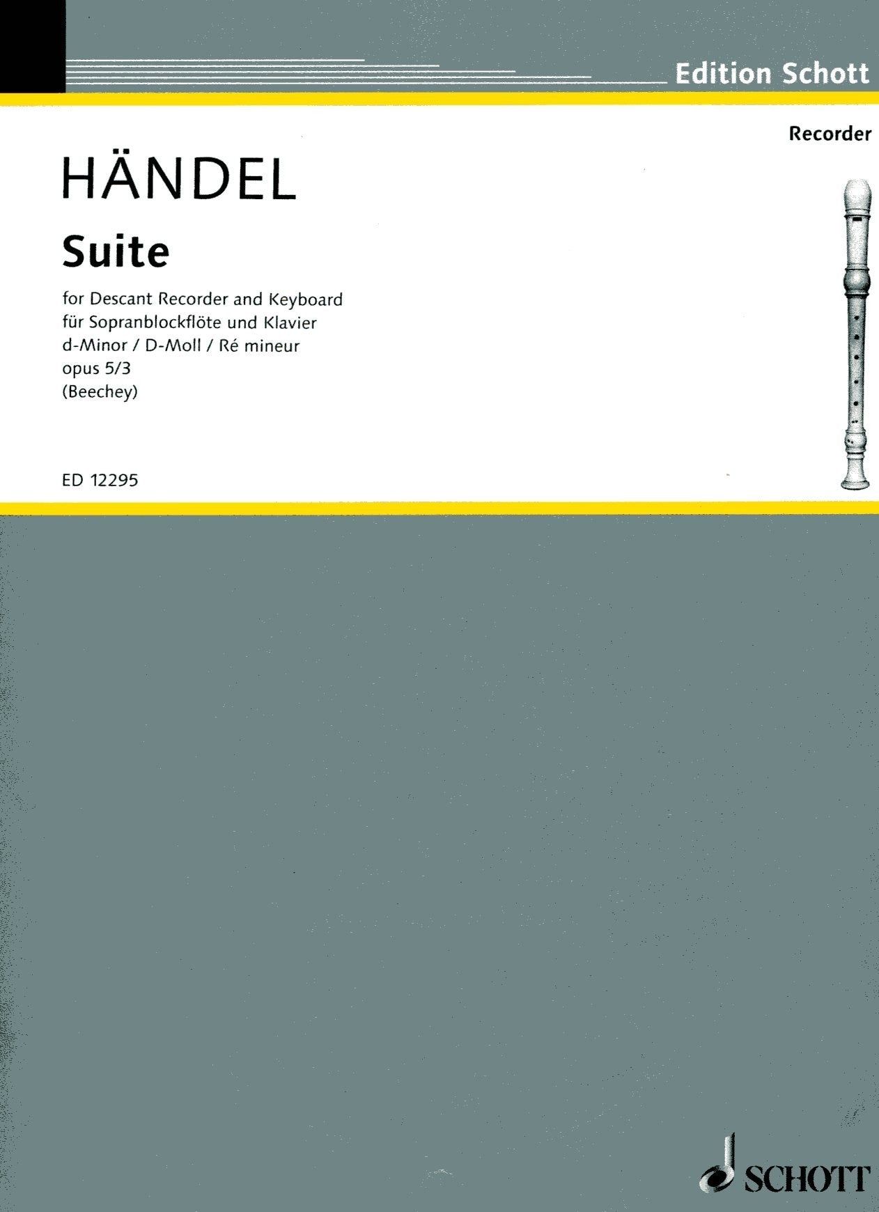 Suite in d minor Op 5 No 3