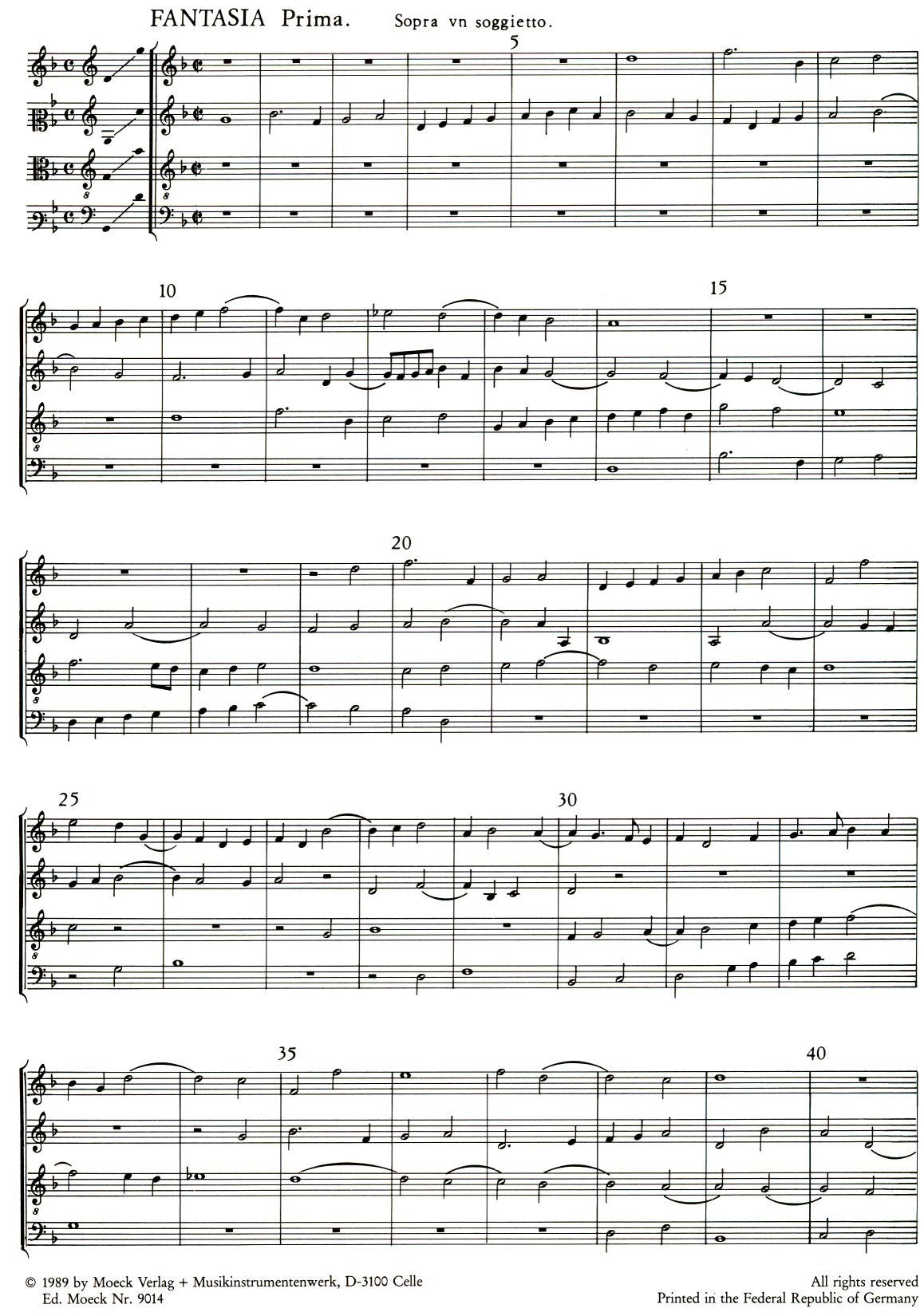 Il Primo Libro Delle Fantasie