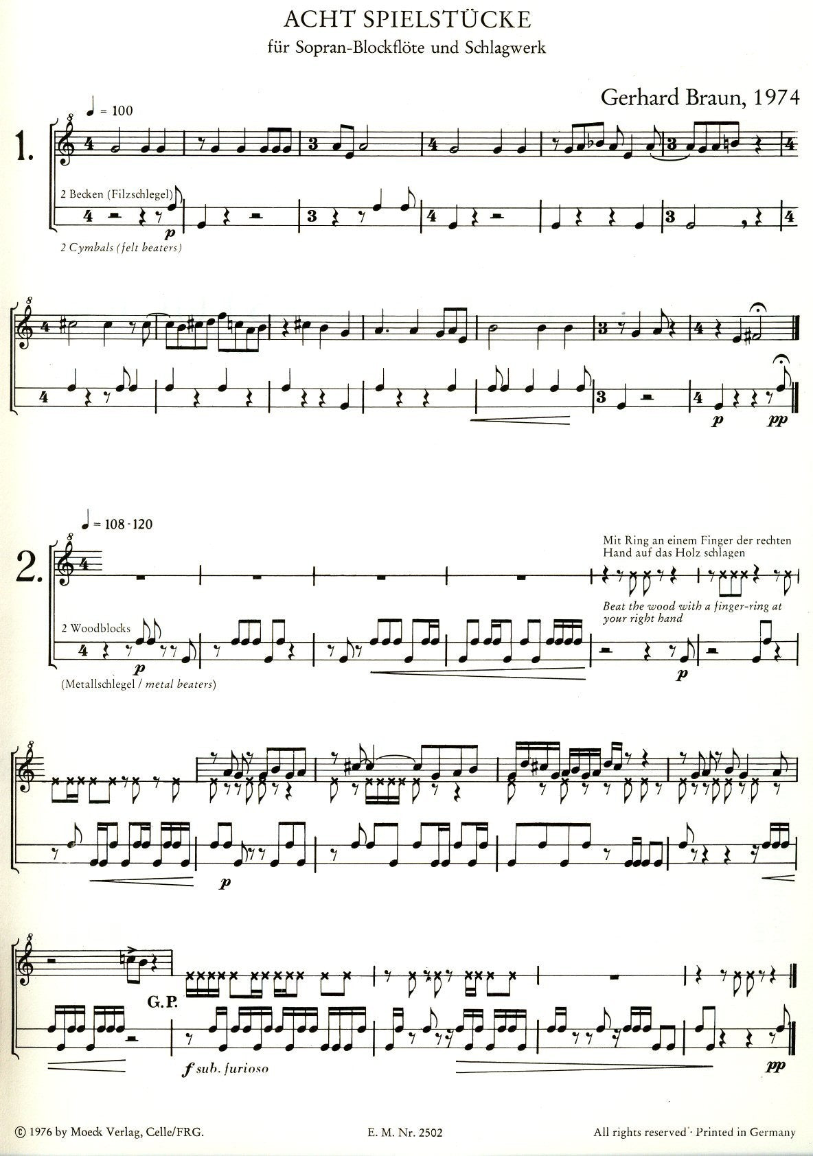 Eight Short Pieces