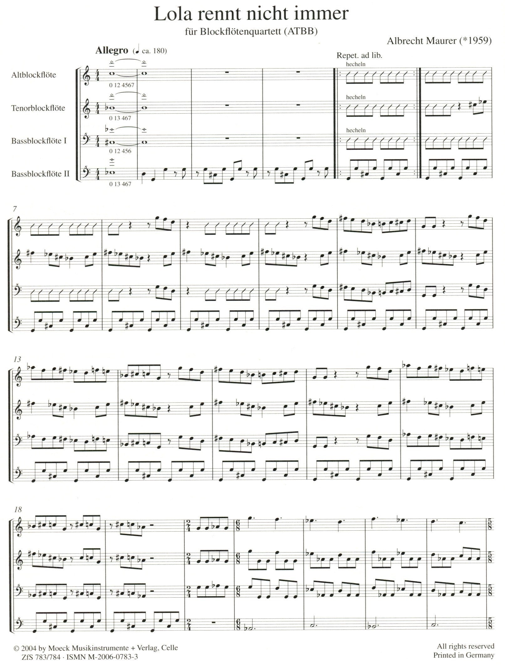 Lola does not always run