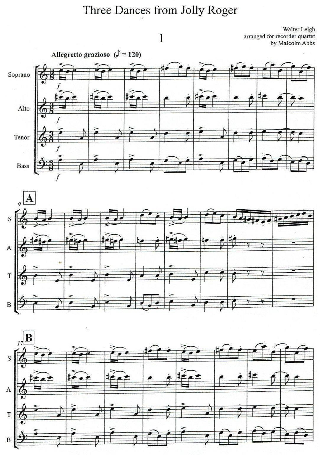 Three Dances from Jolly Roger