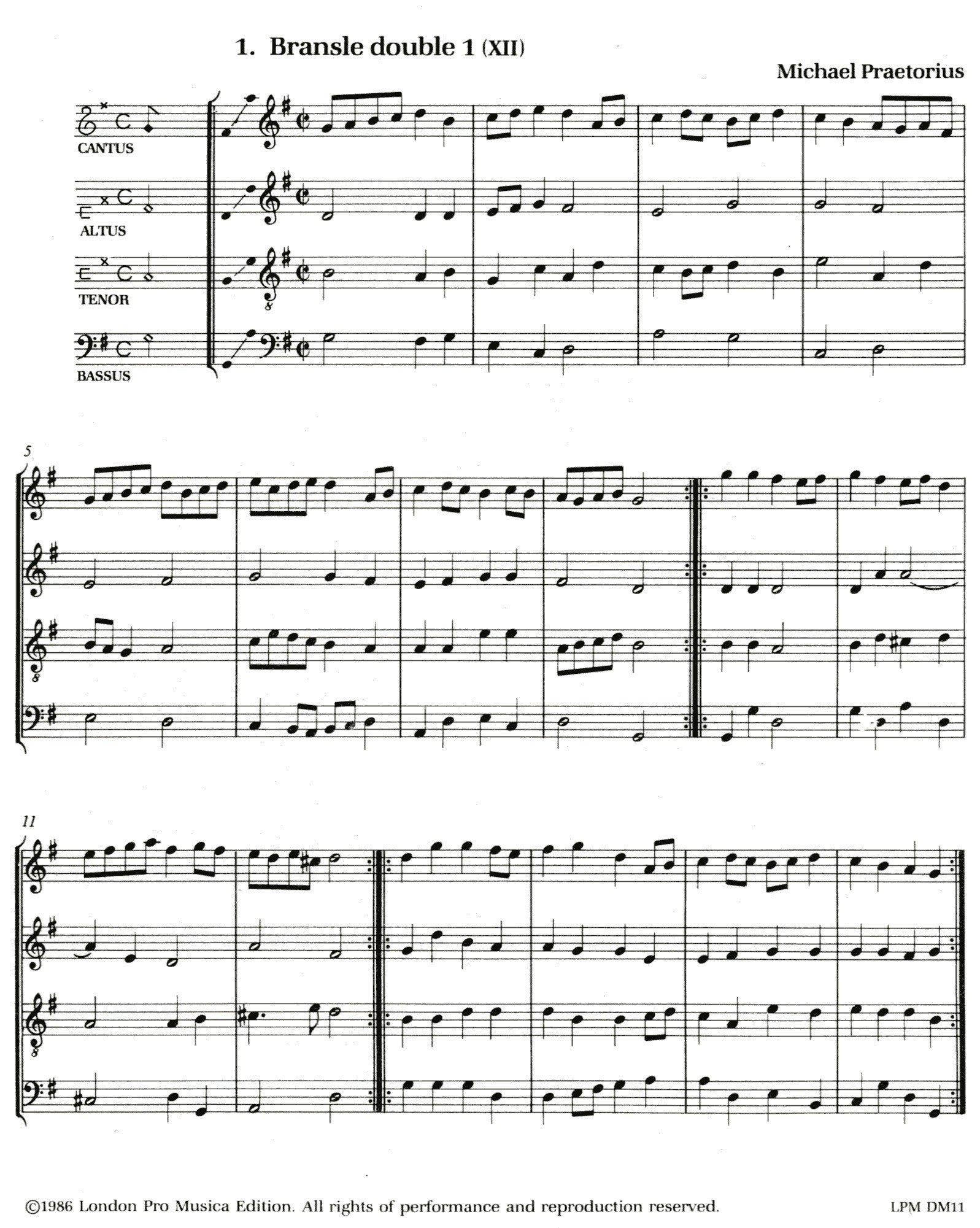 Dances from Terpsichore: Vol 1